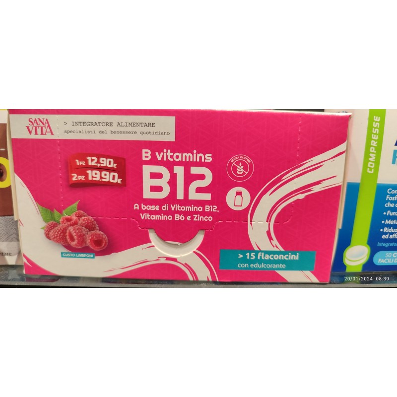 Sanavita vitamina B12 15 flaconi